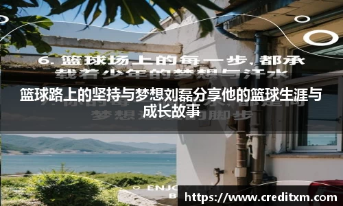 篮球路上的坚持与梦想刘磊分享他的篮球生涯与成长故事