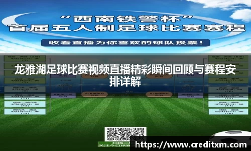 龙雅湖足球比赛视频直播精彩瞬间回顾与赛程安排详解
